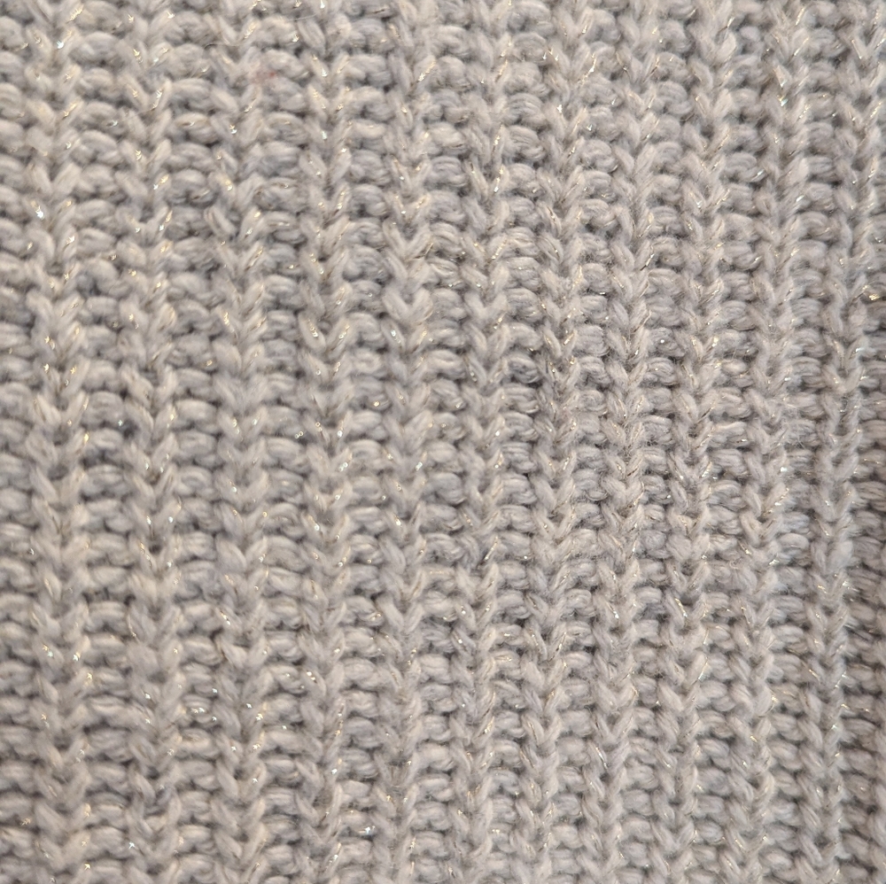 Toms For Target Waist Length Shimmer Crewneck Sweater - Picture 2 of 7